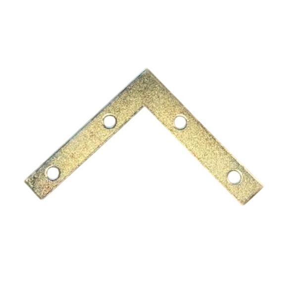 12 pcs New 3"x3" Flat Corner L brackets, Bundle, Hardware, 90 degree brace joint - Picture 3 of 3